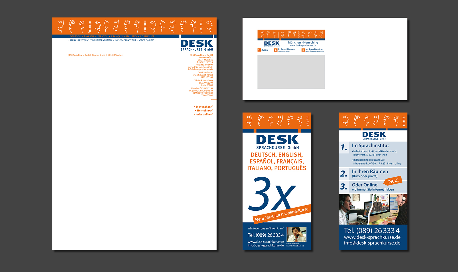 DESK Briefpapier Set Web